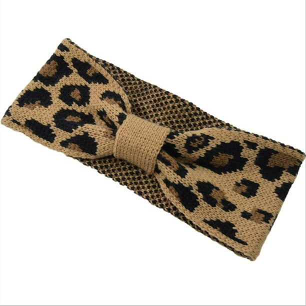 Leopard Pattern Cross Headband Women Twisted Turban Headband Stretch Knotted Bow Headband Hair Accessories Headwrap,Leopard1 Leopard Pattern Cross Headband Women Twisted Turban Headband Stretch Knotted Bow Headband Hair Accessories Headwrap,Leopard1
